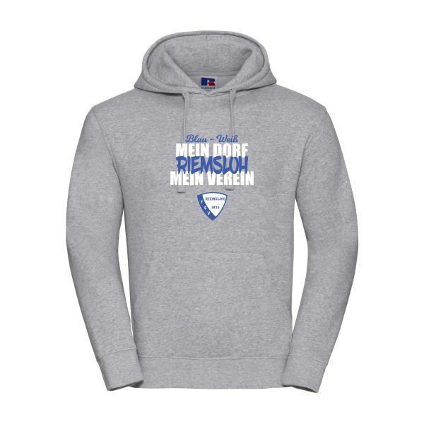 TSV Riemsloh - Kapuzen Sweater - mein Dorf, mein Verein - grau